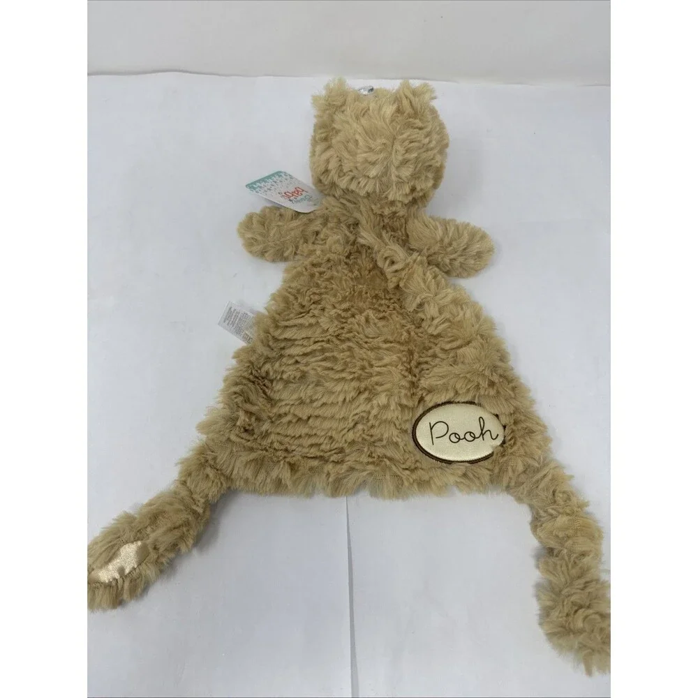 Disney Baby Classic Winnie The Pooh Lovey Bear Plush Security Blanket NWT NEW
